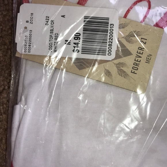 SOLDRed and white Mens coca-cola t-shirt  sz M - Picture 3 of 5